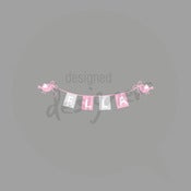 Image of custom bunting for Ella