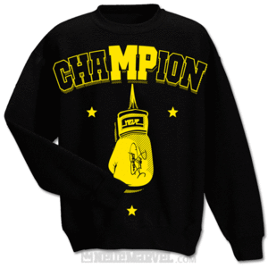 Image of chaMPion - Manny Pacquiao (Black Crewneck)