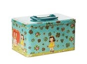 Image of Retro Girl Suitcase