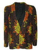 Image of Fair Trade Floral Print Blazer Jacket