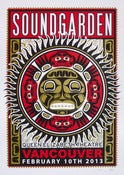 Image of SOLD OUT - Soundgarden - Vancouver - Silkscreen Poster - Artist's Edition