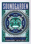 Image of SOLD OUT - Soundgarden - Vancouver - Silkscreen Poster - Canucks/Seahawks Varient