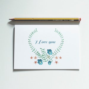 Image of NEW - I Love You Greetings Card