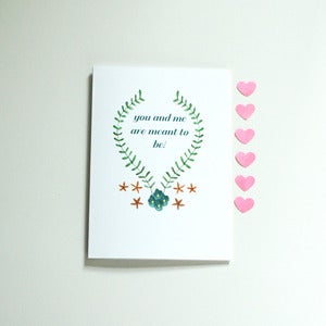 Image of NEW - You and Me Greetings Card