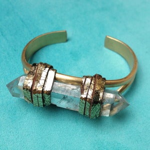 Image of BRASS SINGLE FLAME CUFF