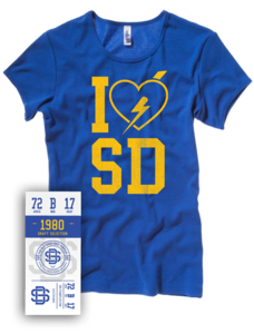 Image of Love SD Ladies Tee (Bella + Canvas)