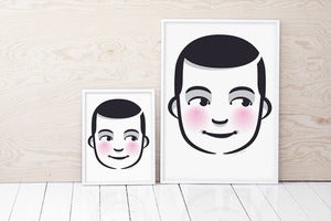 Image of Print Blushing Carl
