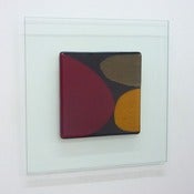 Image of Dome Red Wall Picture 30cm or 50cm sq