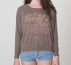 Image of The 'Heart Stops Beating' Sweater - Mocha