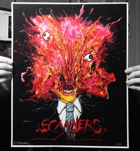 Image of "MINDBLOWN" Exploding Head PRINT