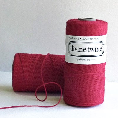 Image of Red Solid Divine Twine