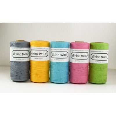 Image of Aqua Blue Solid Divine Twine