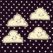 Image of Felt cloud brooch