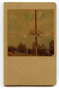 Image of 5" X 8.25 "NO SLEEPING" JOURNAL