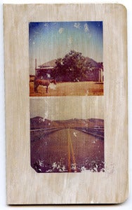 Image of Horse and Road 5" X 8.25 Blank  Journal