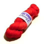 Image of Scarlet Semi-Solid Aran - 80/10/10 SW Merino/Cashmere/Nylon - Snuggle Base