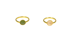 Image of la bague de phalange semi-précieuse