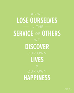 Image of As We Lose Ourselves in the Service of Others - Printable PDF