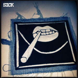 Image of SICK Doob Patch - Black & Denim.