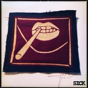 Image of SICK Doob Patch - Burgundy & Gold.