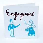 Image of Engagement Greetings Card