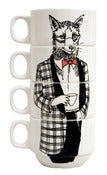 Image of 'Mr Fox' Coffee Cup Set