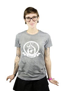 Image of Superb Emblem Tee, Athletic Grey