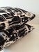 Image of Mono print linen cushions 
