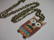Image of Collar o broche, buho o pollito
