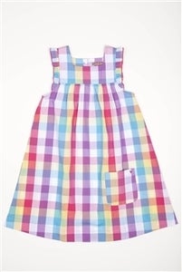 Image of Marcia Dress - rainbow plaid