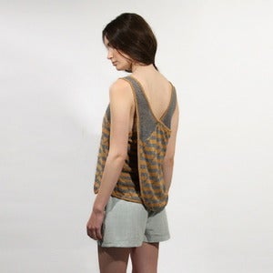Image of Micaela Greg ladder weave tank