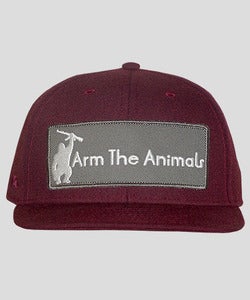 Image of Unisex | ATA Patch Logo | 6 Panel Snap Back | Burgundy