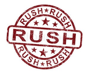 Image of Rush Shipping!