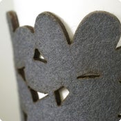 Image of original cozy/cuff - dark grey