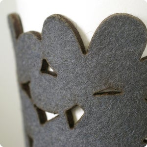 Image of original cozy/cuff - dark grey