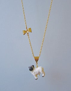 Image of It's A Pug's Life Pug Necklace