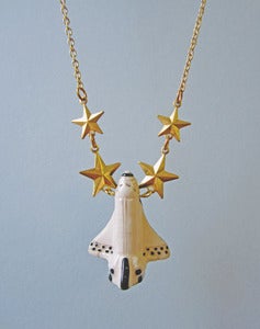 Image of To Infinity! Space Shuttle Necklace