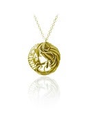 Image of Ink Nouveau - Medallion Pendant