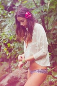 Image of Onyx Flower Undie