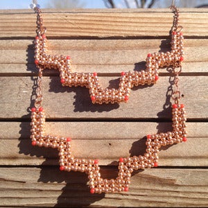Image of Dual Copper Mountain Necklace