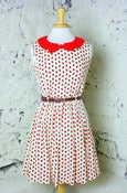 Image of Cheeky Apple Print Day Dress