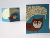 Image of Twit Twoo - Owl Mini Card