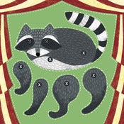 Image of Cut Out and Make Raccoon Puppet Card