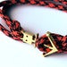 Image of Anchor Bracelet Salmon
