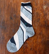 Image of Grey Diagonal Socks