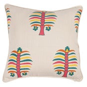Image of Fez Palm Peony Single Sided 22" Pillow
