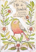 Image of life is beautiful, an original painting