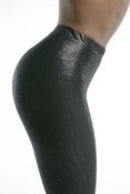 Image of Metallic Faux Leather Legging