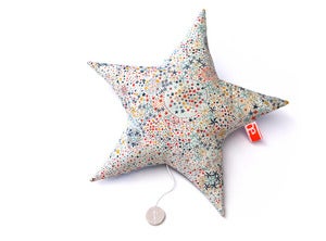 Image of Étoile * Boîte à musique * modèle "Étoiles nuances multicolores"