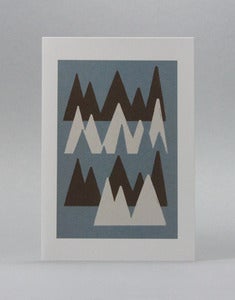 Image of Teal Slalom Card